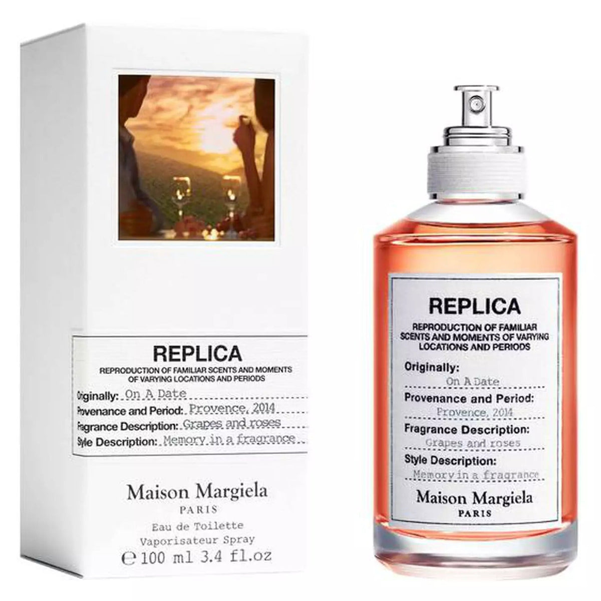 Maison Margiela REPLICA On a Date Eau de Toilette 3.4 oz / 100 ml – Unisex Fragrance