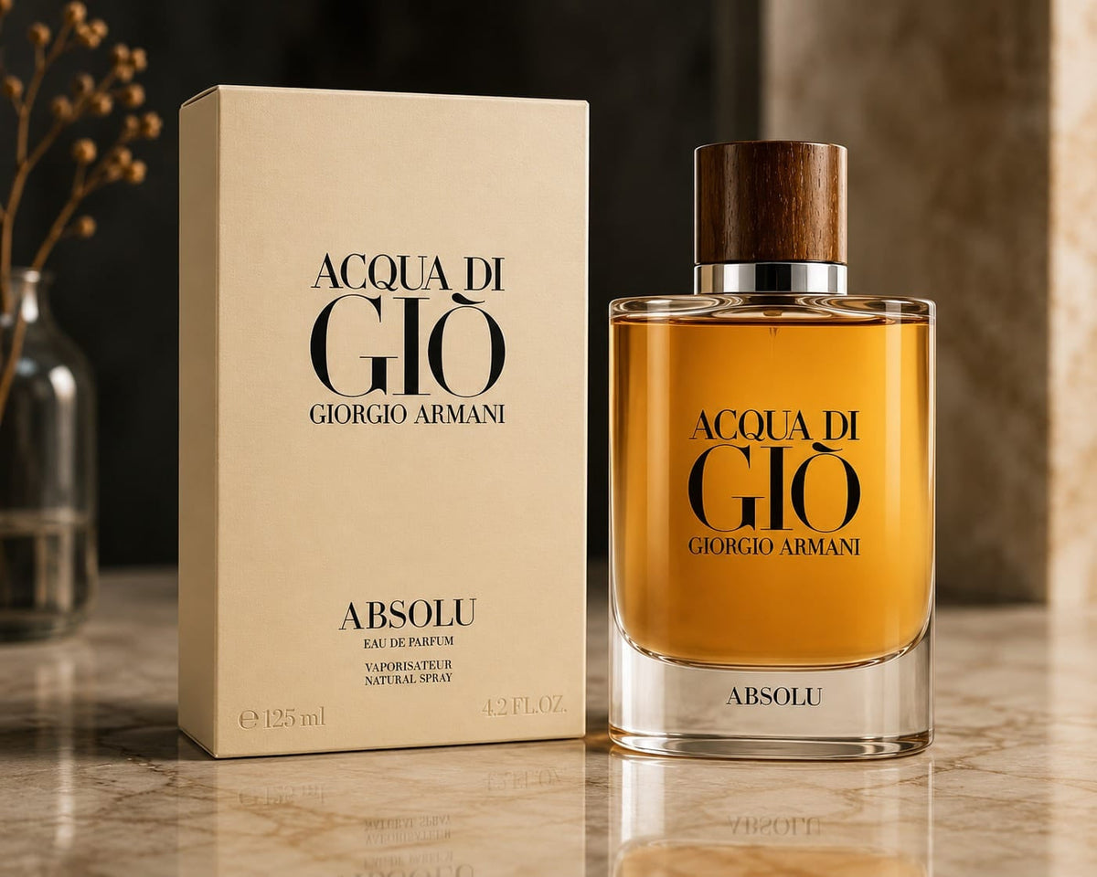 Acqua di Giò Absolu Eau de Parfum for Men – 4.2 oz / 125 ml