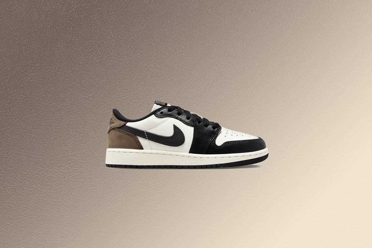 Air Jordan 1 Low OG 'Mocha' (GS) - White/Black/Dark Mocha