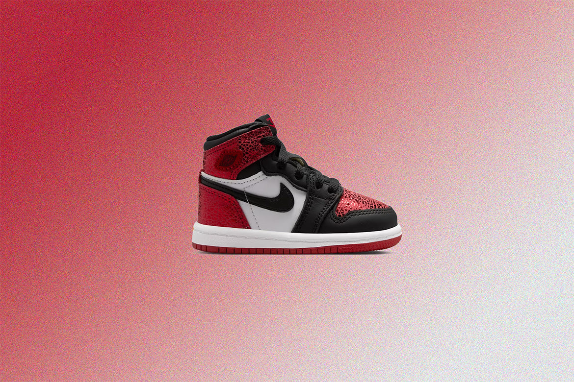 Air Jordan 1 Retro High OG 'Ruby' (TD) - Varsity Red/Black/White