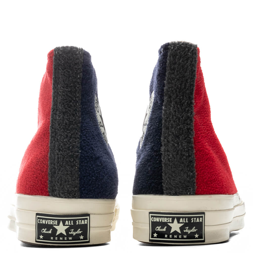 Chuck 70 Hi - Red/Blue/Black
