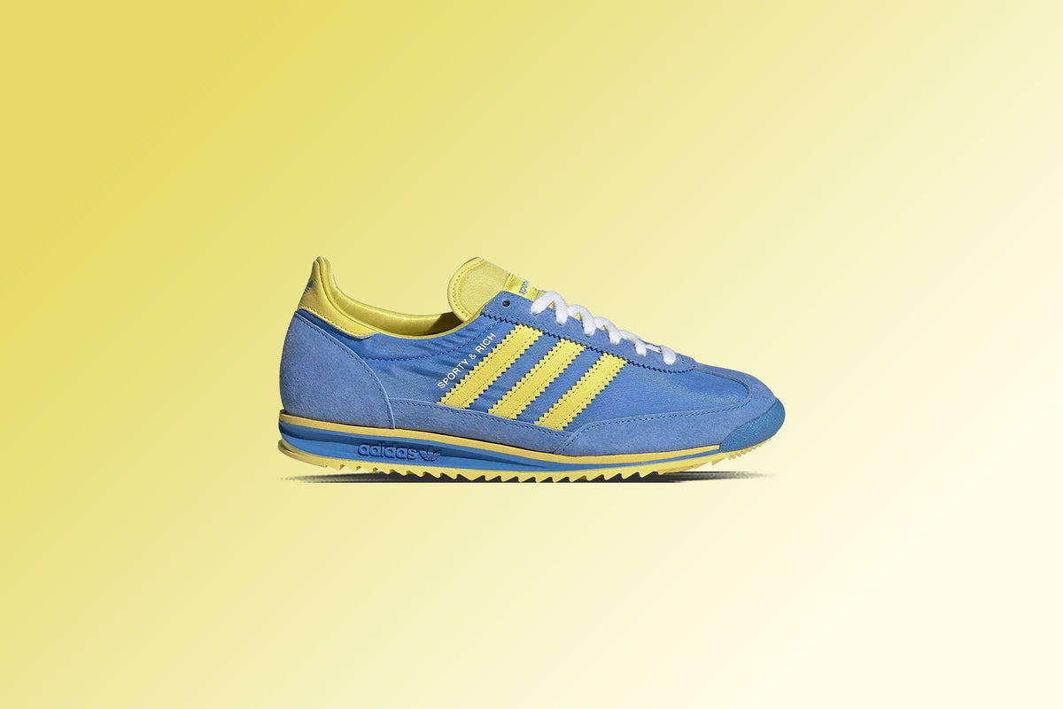 Adidas x Sporty & Rich SL72 Women's - Real Blue/Light Yellow/White
