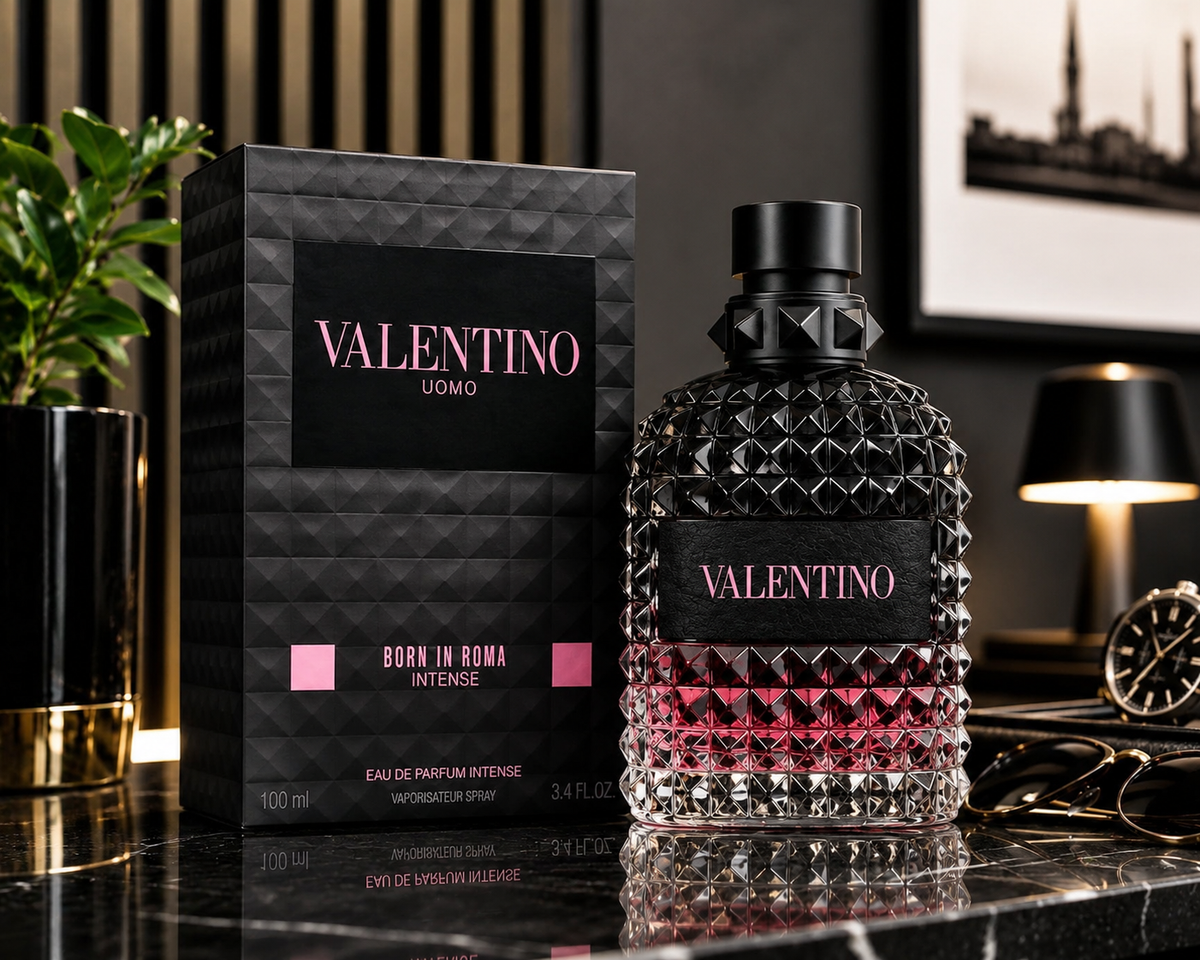 Valentino Uomo Born In Roma Intense Eau de Parfum for Men, 3.4 oz / 100 ml