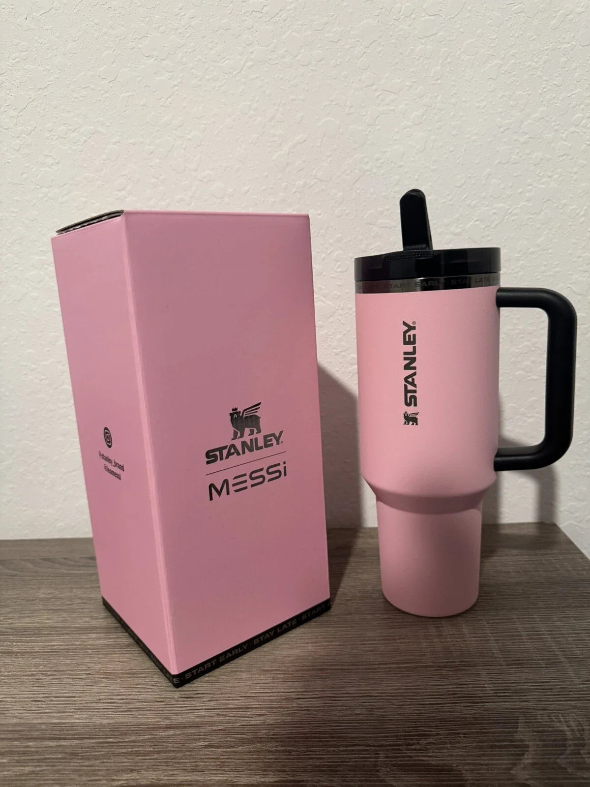 Messi x Stanley Quencher 40oz GOAT Black Limited Edition