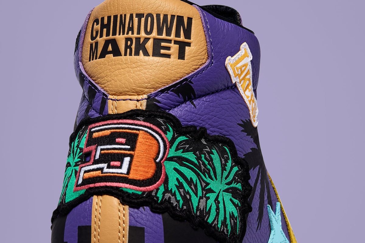 Converse x Chinatown Market Leather Hi - Prism Violet/Poolside