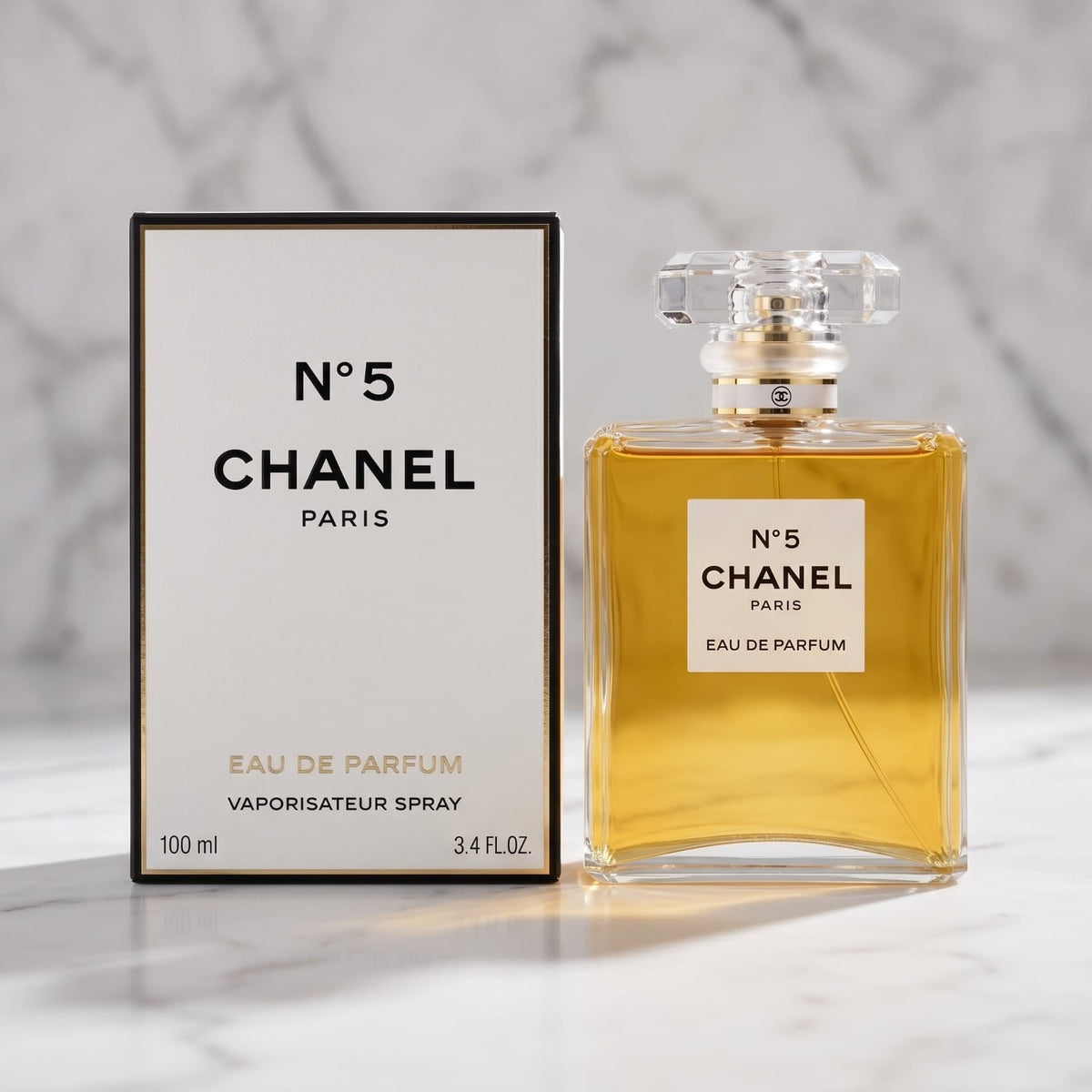CHANEL N°5 Eau de Parfum for Women – 3.4 oz / 100 ml Spray
