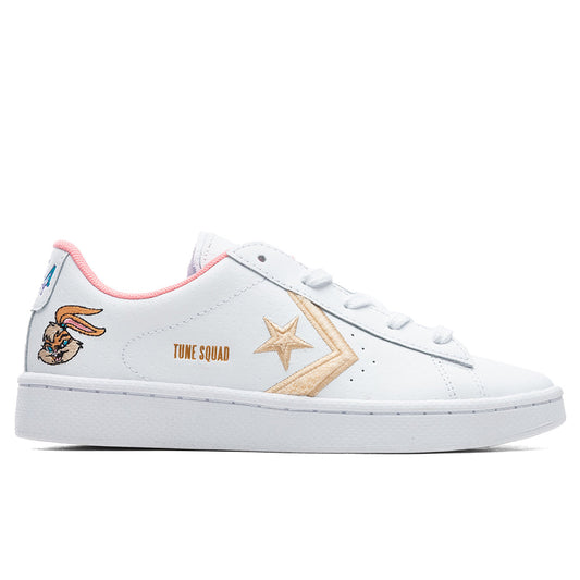 Kid's Pro Leather Ox "Space Jam" - White/White Onyx