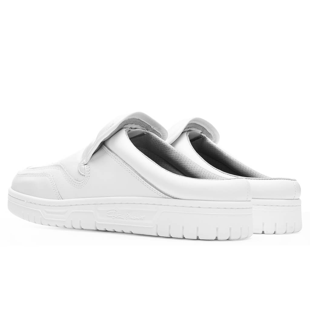 Slip  Mule - White