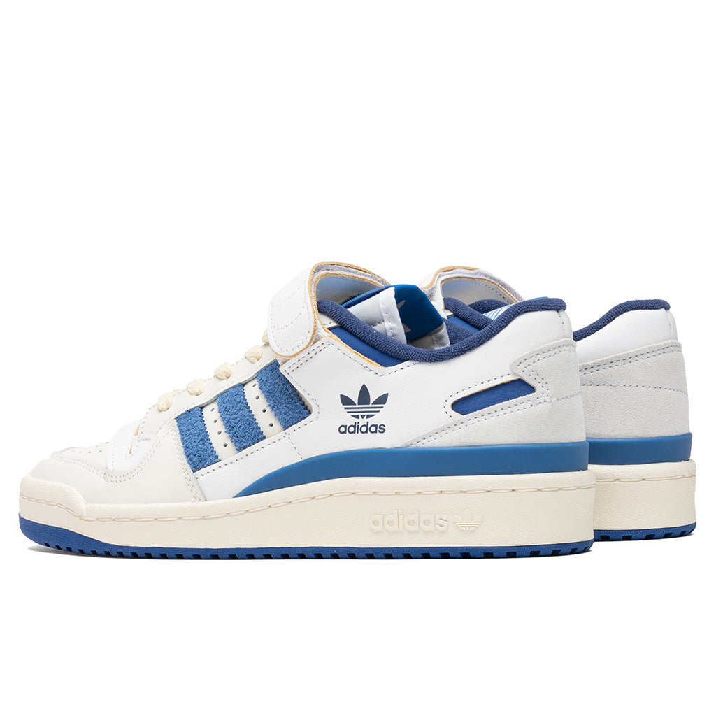 Forum 84 Low Blue Thread - White/Royal Blue