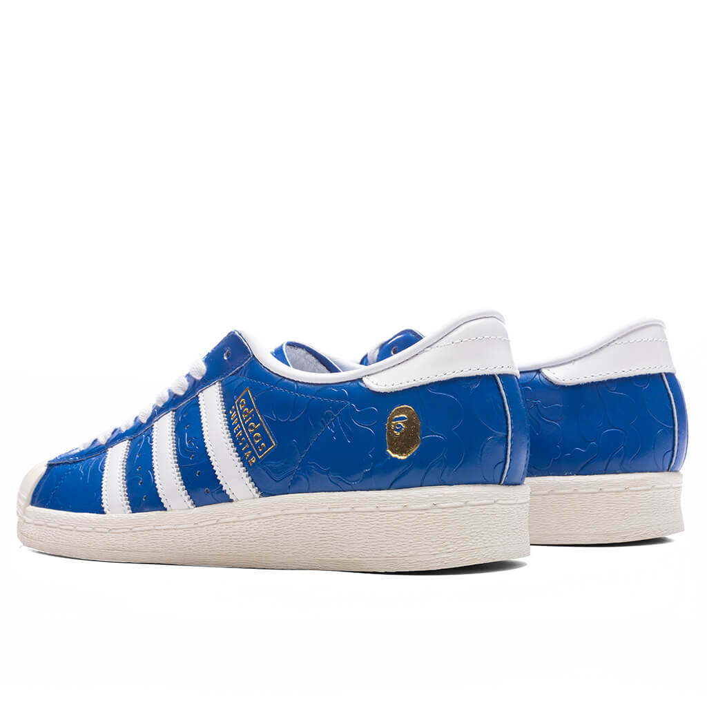 Adidas x BAPE Superstar - Blue/Cloud White/Off White