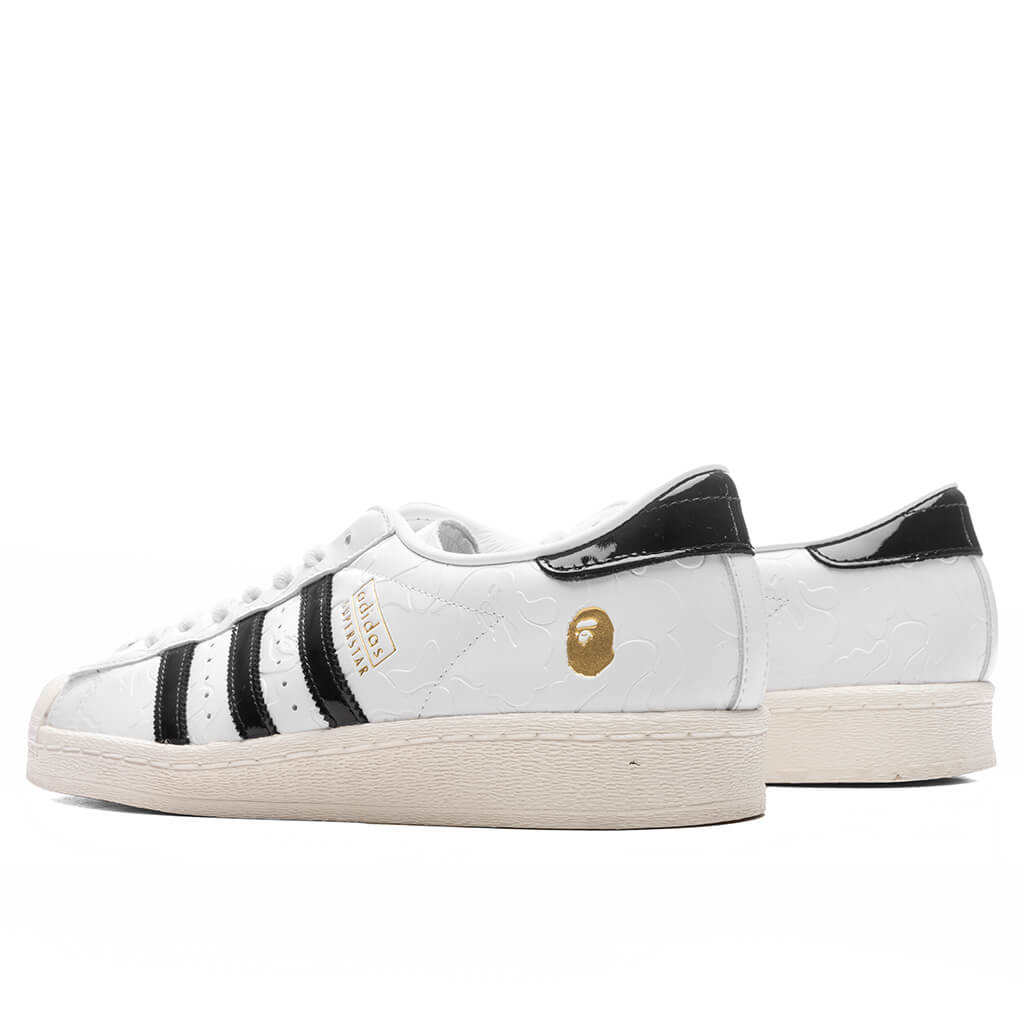Adidas x BAPE Superstar - Cloud White/Core Black/Off White