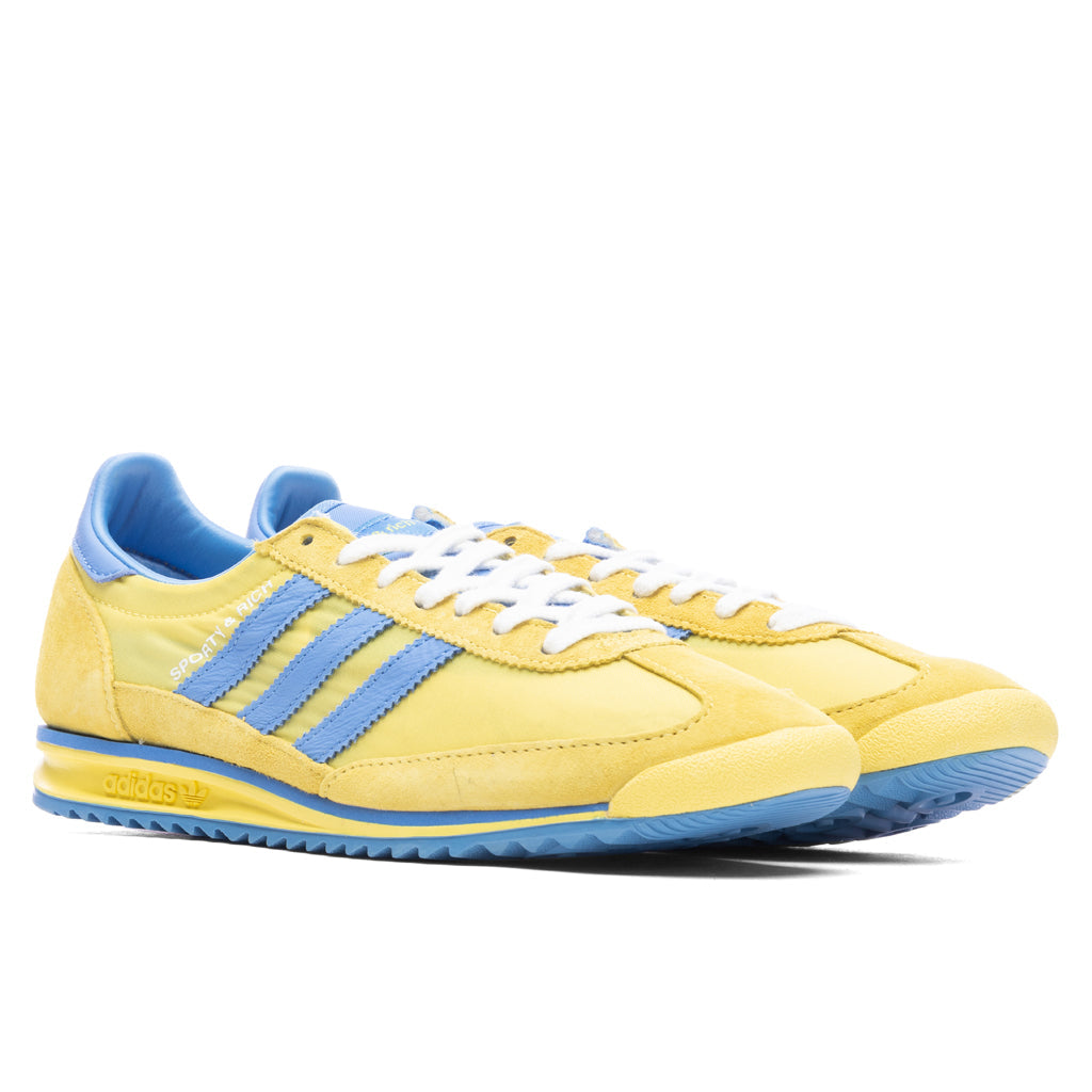Adidas x Sporty & Rich SL72 Women's - Light Yellow/Real Blue/White