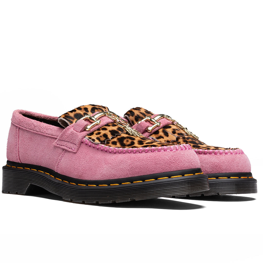 Adrian Bone Snaffle - Fondant Pink/Archive Leopard