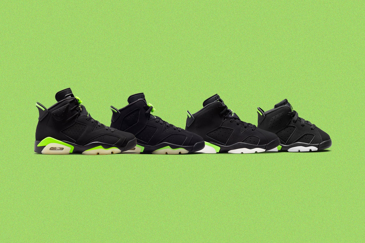 Air Jordan 6 Retro - Black/Electric Green