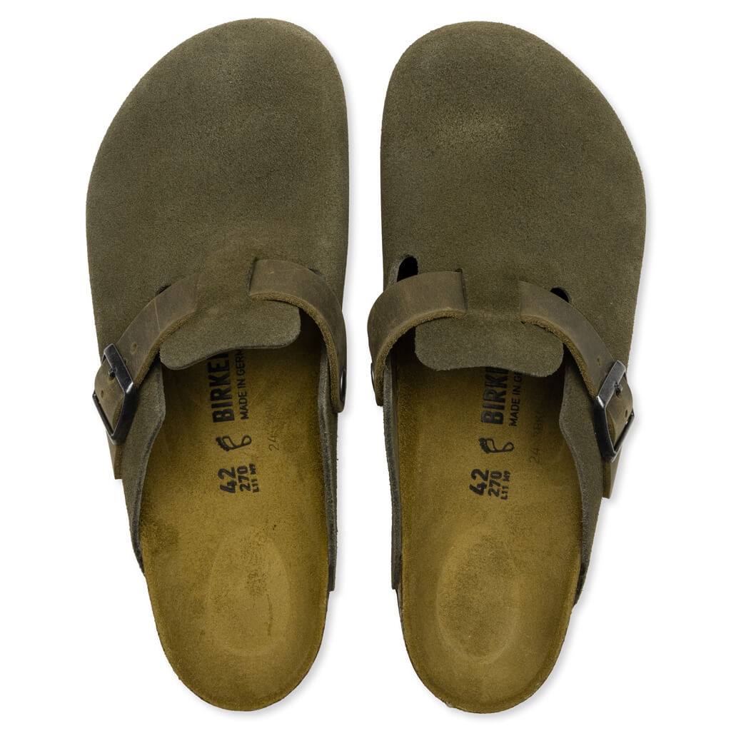 Boston Mixed Leather - Thyme
