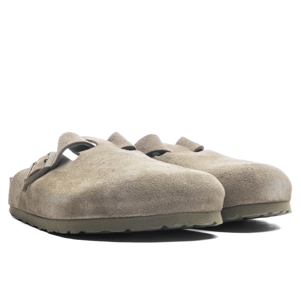 Boston Suede Leather - Faded Khaki