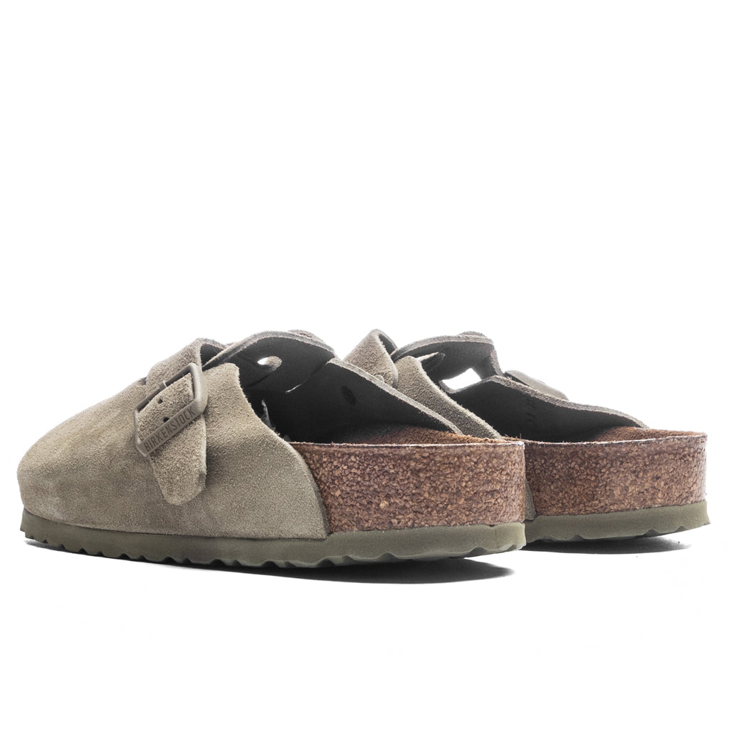 Boston Suede Leather - Faded Khaki