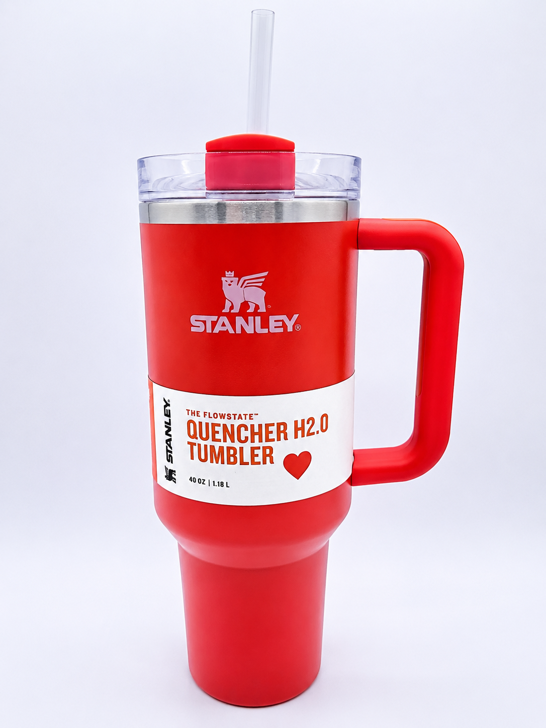 NEW Stanley 40 oz Quencher H2.0 FlowState Tumbler – Target Red Valentine’s Day Edition
