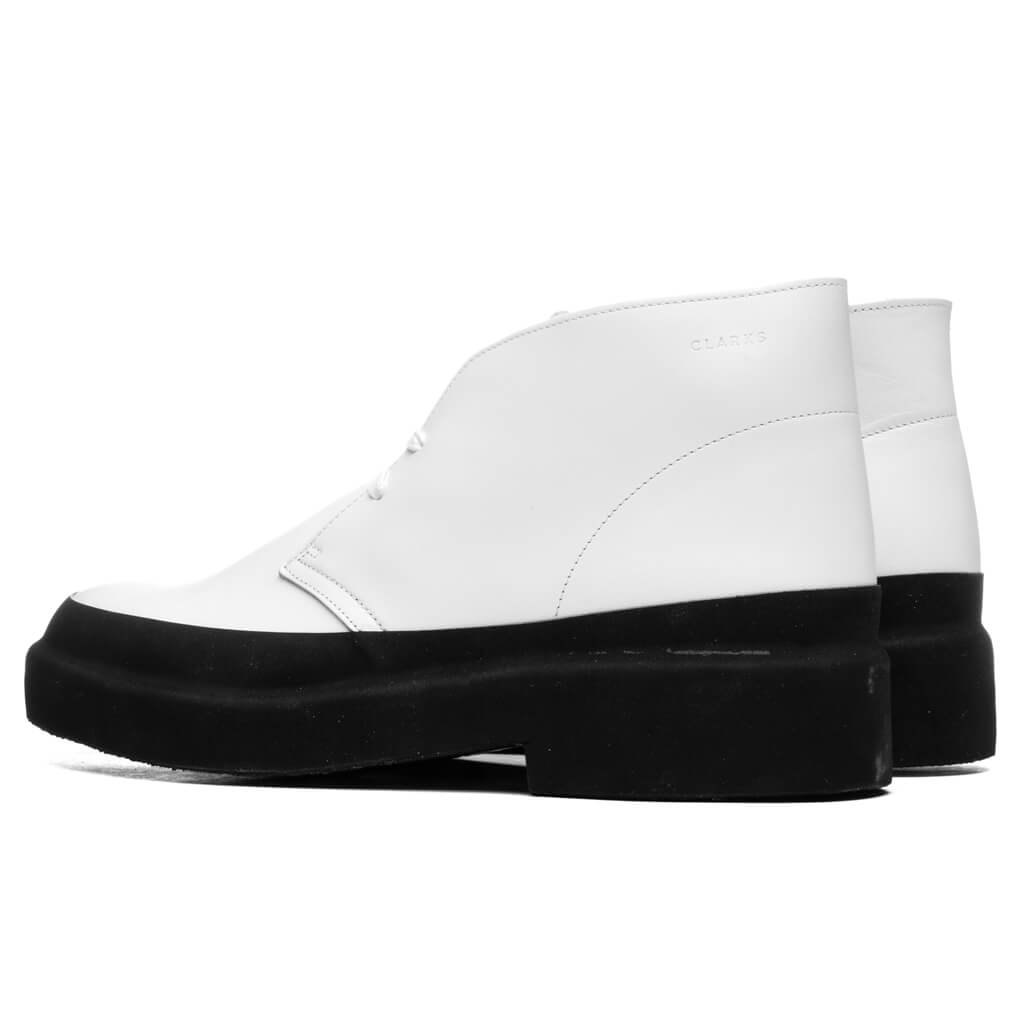 Desert Galosh - White Leather