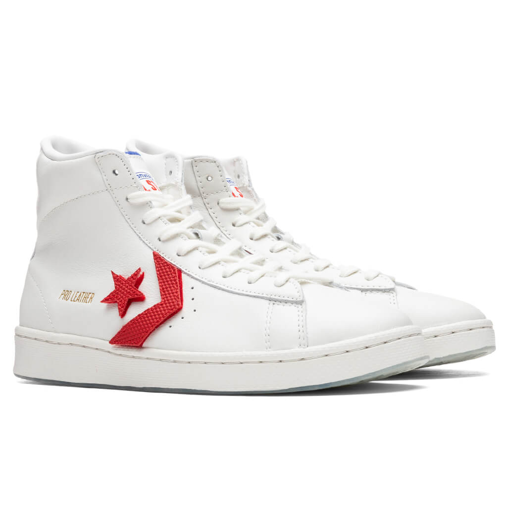 Pro Leather Birth of Flight Hi - Vintage White/University Red