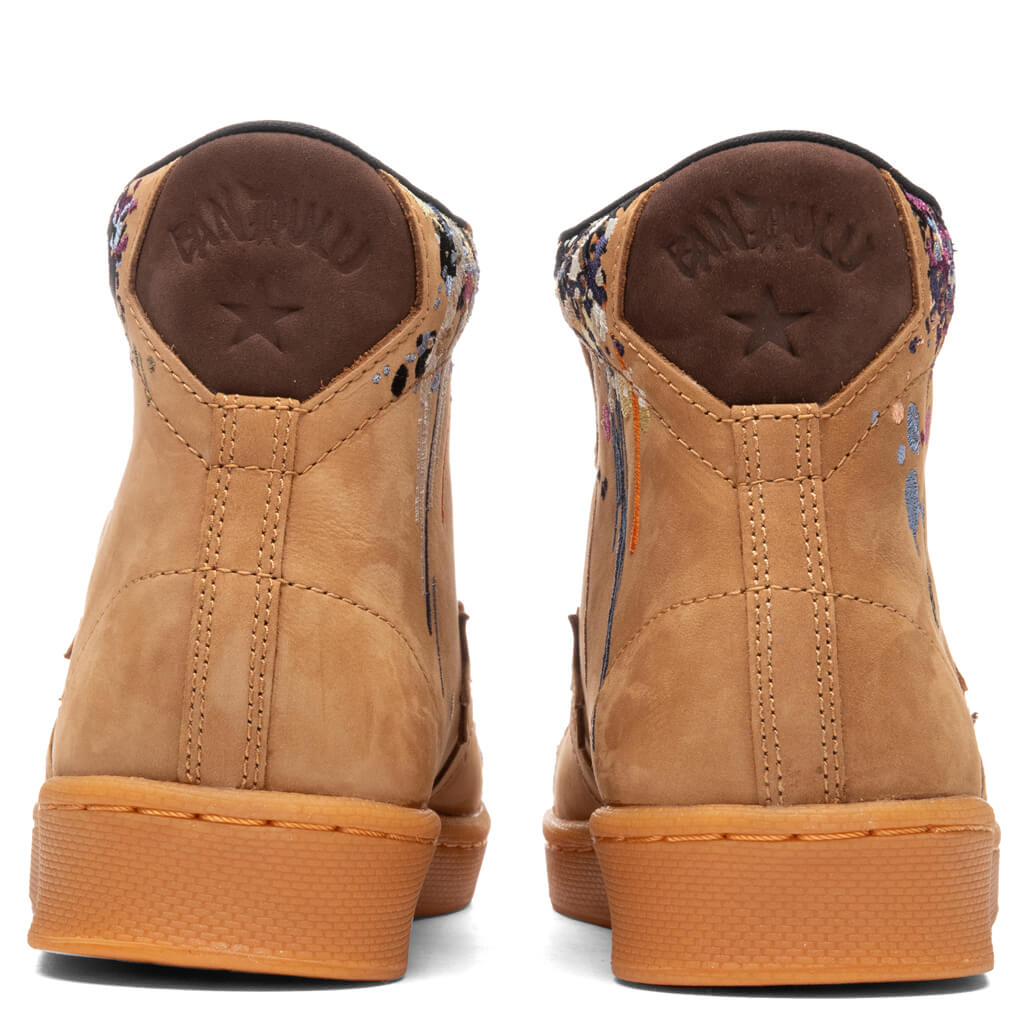 Converse x Bandulu Pro Leather Mid - Flux/Gum/Light Honey