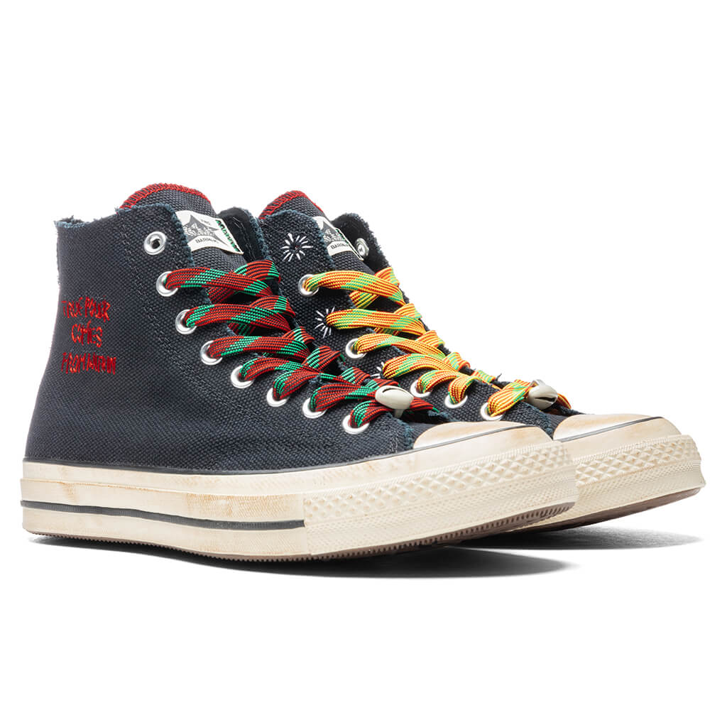 Converse x Barriers Chuck 70 Hi - Black/Fiery Red
