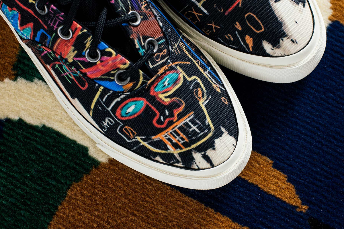 Converse x Jean-Michel Basquiat Skid Grip Ox - Black/Multi/Egret