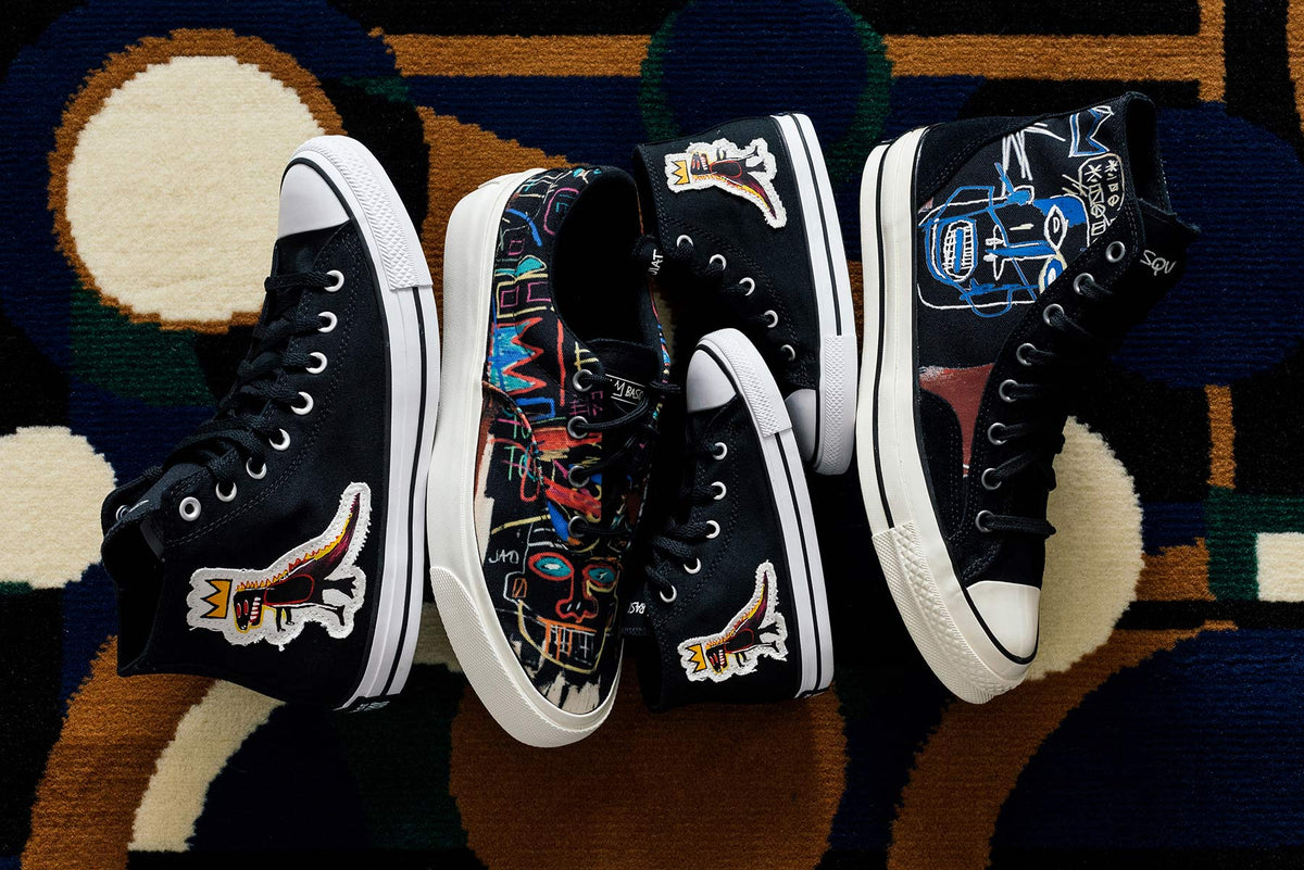 Converse x Jean-Michel Basquiat Chuck 70 Hi - Black/Multi/Egret