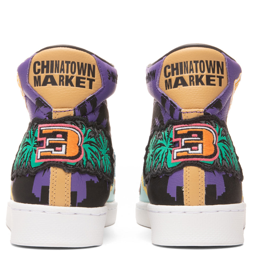 Converse x Chinatown Market Leather Hi - Prism Violet/Poolside