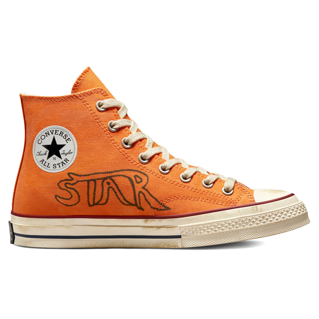 Converse x Come Tees Chuck Taylor 70 Hi - Sun Orange/Egret/Black