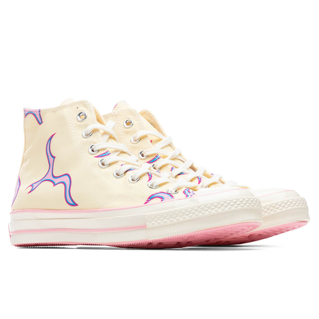 Converse x Golf le Fleur Chuck 70 Hi Pastel - Pastel Yellow/Almond Blossom