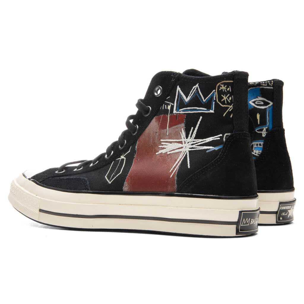 Converse x Jean-Michel Basquiat Chuck 70 Hi - Black/Multi/Egret