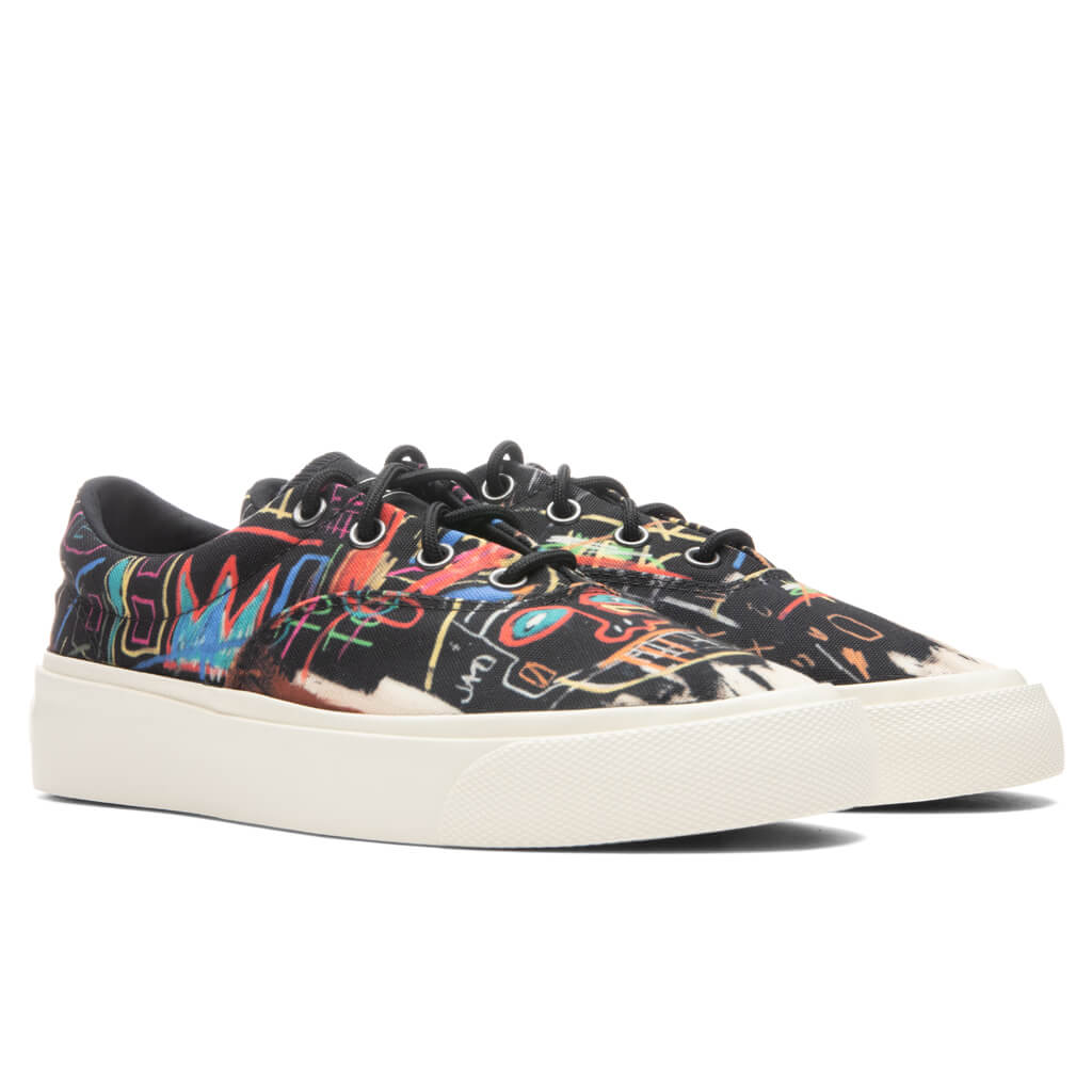 Converse x Jean-Michel Basquiat Skid Grip Ox - Black/Multi/Egret