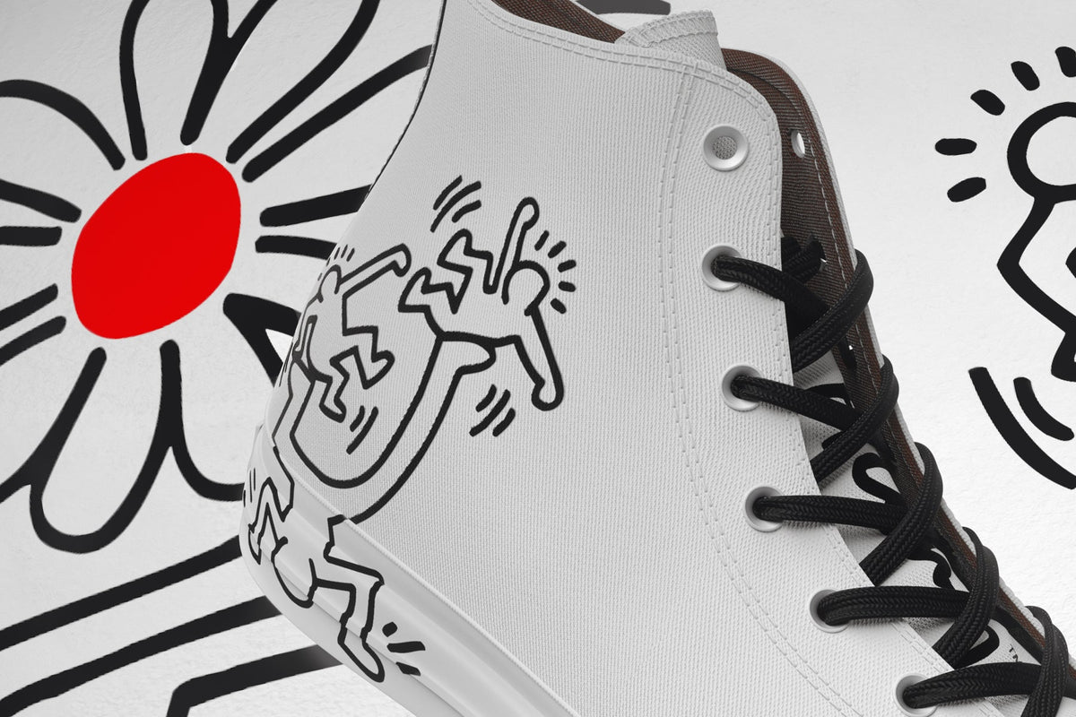 Converse x Keith Harring Chuck 70 Hi - Egret/Black/Red
