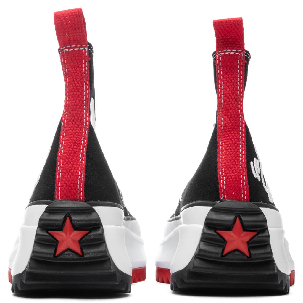 Converse x Keith Harring Run Star Hike Hi - Black/White/Red