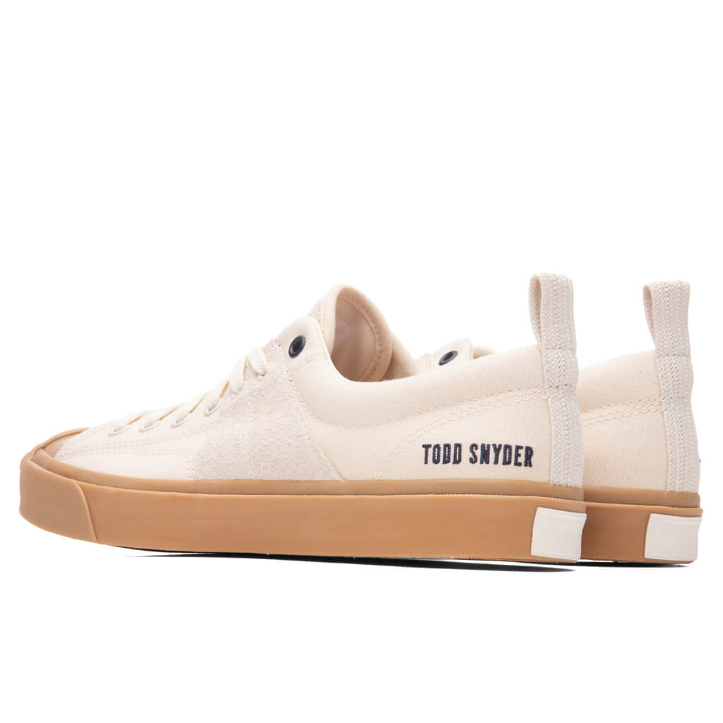 Converse x Todd Snyder Jack Purcell Ox - Egret/Gum