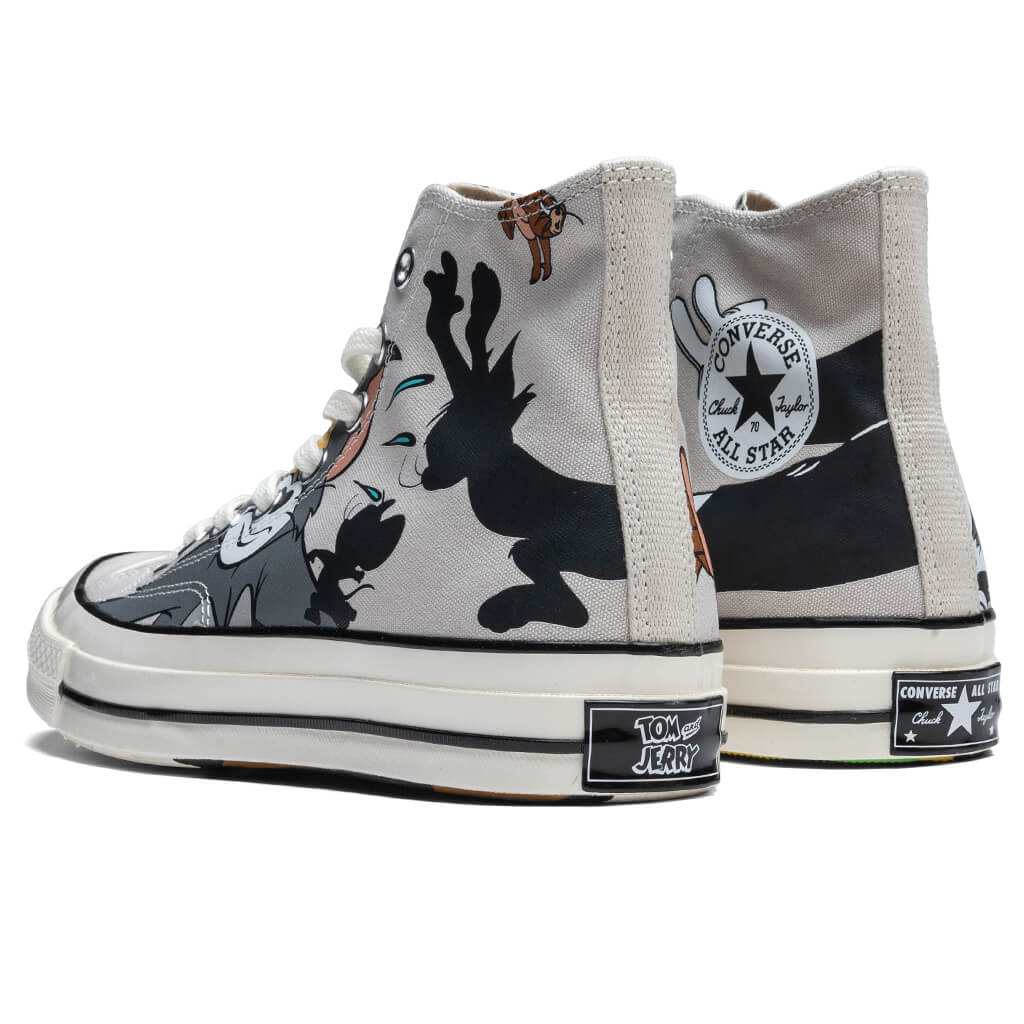 Converse x Tom and Jerry Chuck 70 Hi - Grey/Egret