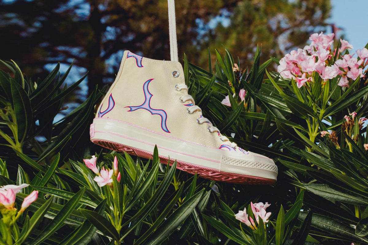 Converse x Golf le Fleur Chuck 70 Hi Pastel - Pastel Yellow/Almond Blossom