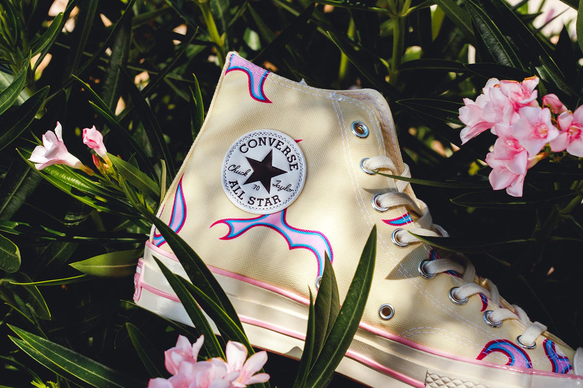 Converse x Golf le Fleur Chuck 70 Hi Pastel - Pastel Yellow/Almond Blossom