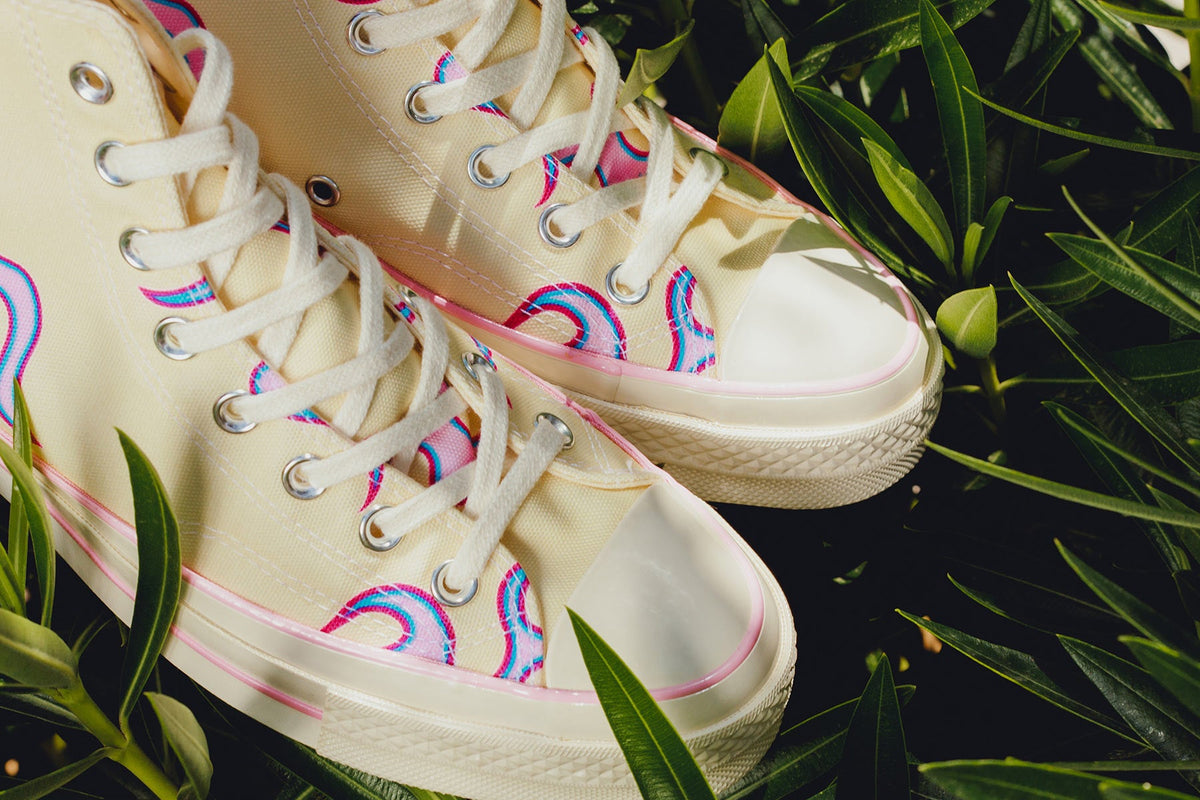 Converse x Golf le Fleur Chuck 70 Hi Pastel - Pastel Yellow/Almond Blossom