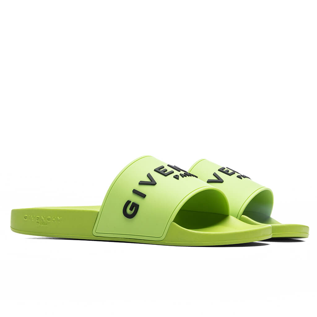 Slide Sandals - Citrus Green