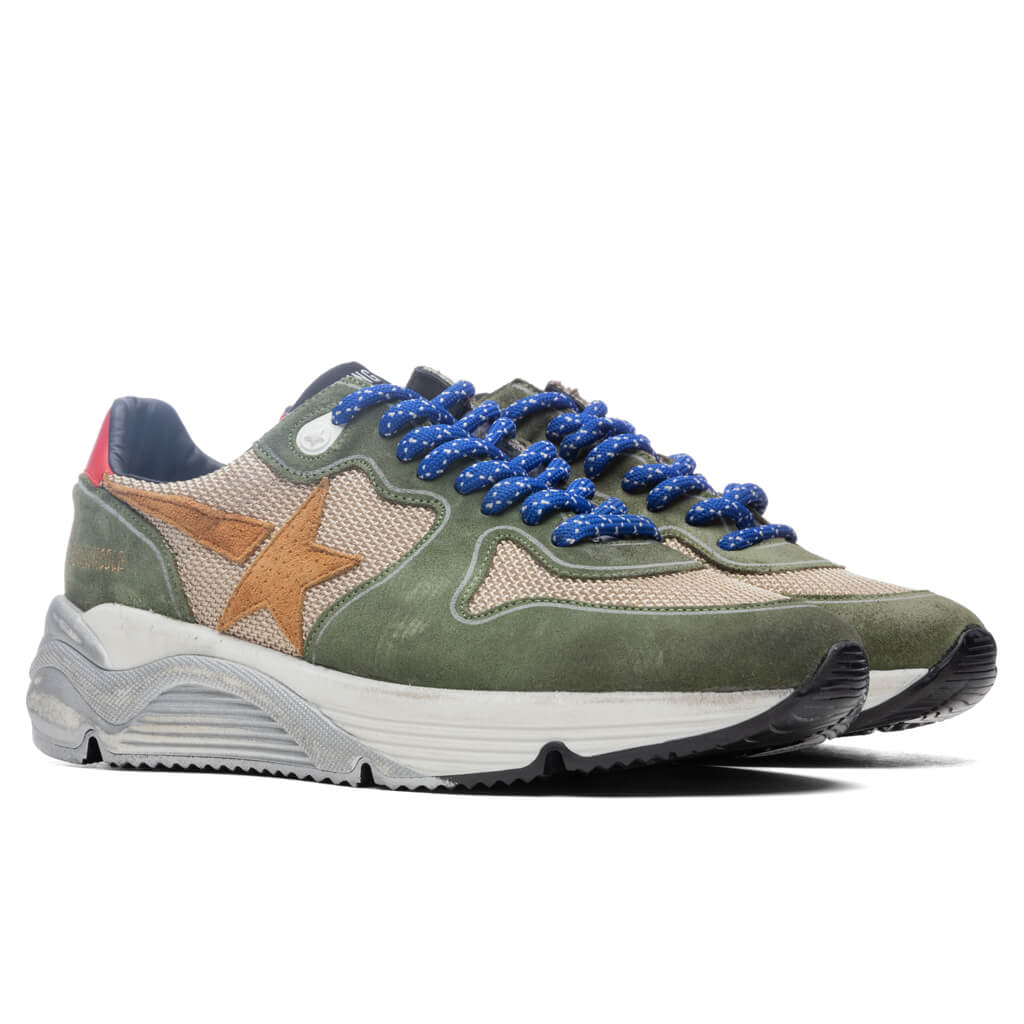 Running Sole - Beige/Light Green/Brown
