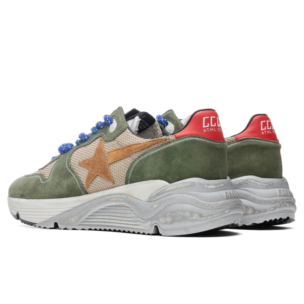 Running Sole - Beige/Light Green/Brown