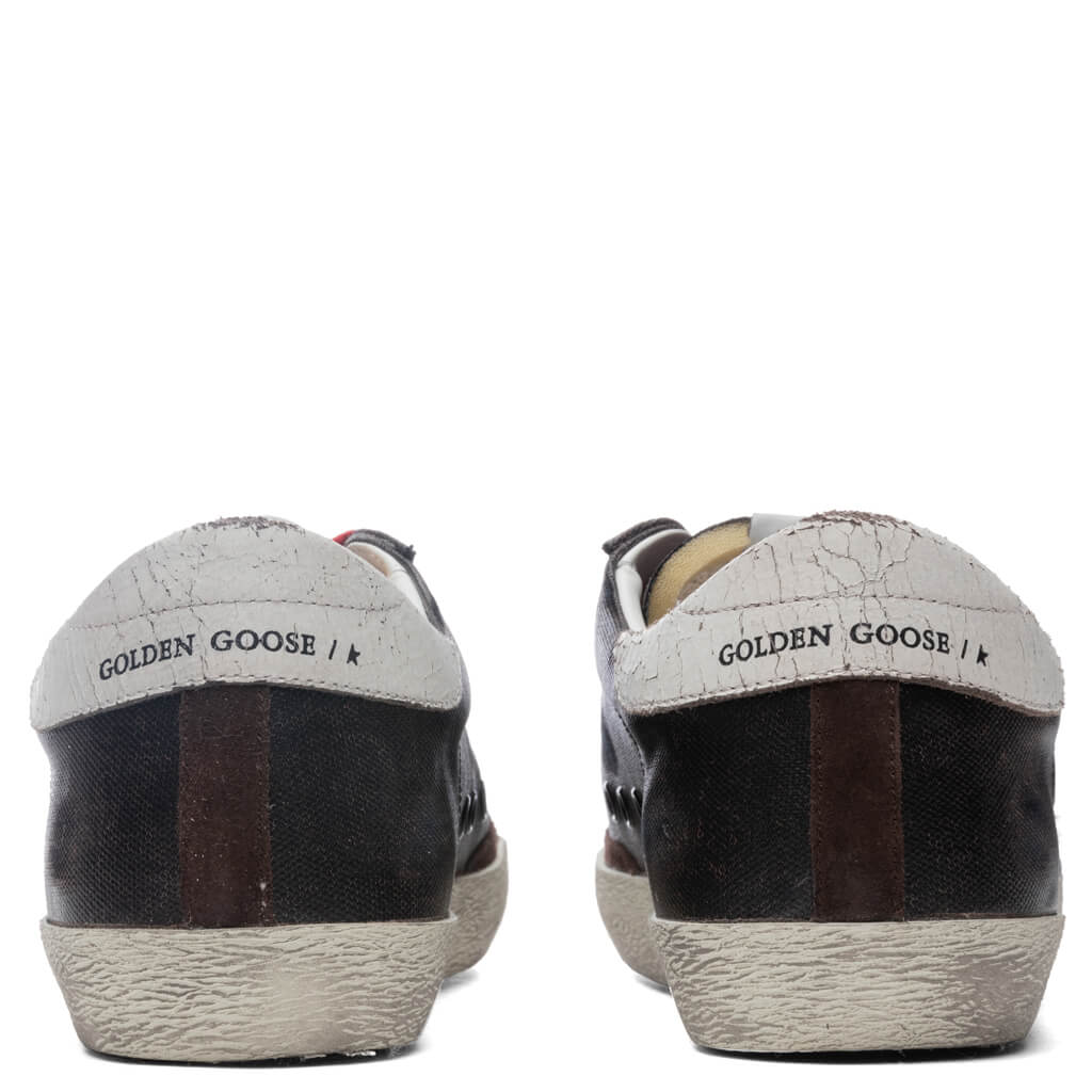 Super-Star Sneakers - Dark Brown/White Black Zebra