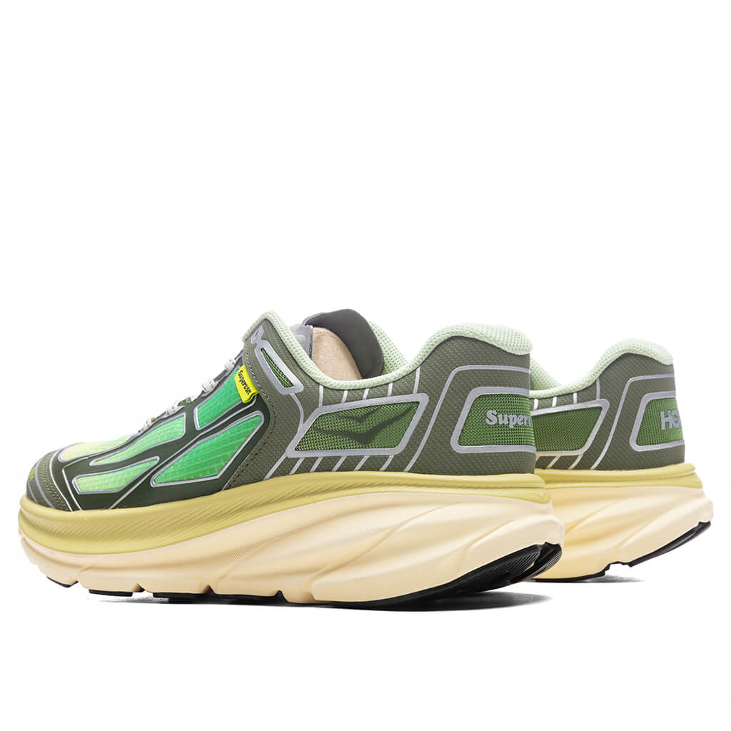 Hoka x Supervsn Clifton One9 - Green Flash/Limelight