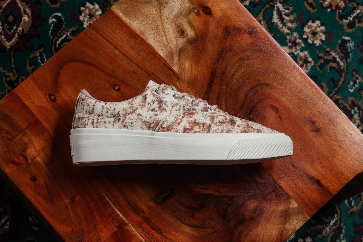 Converse x John Elliott Skid Grip Ox - Antique White/Brown