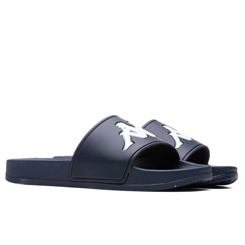 Authentic Adam 2 Slides - Blue Marine/White
