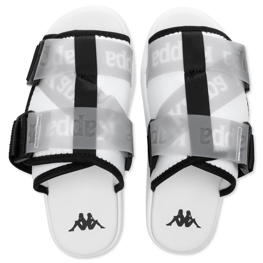 Authentic Mitel 1 Sandals - White/Black