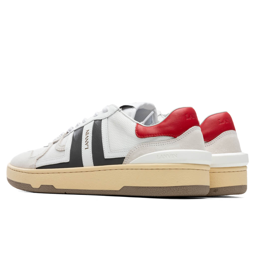 Clay Low Top Sneakers - White/Grey