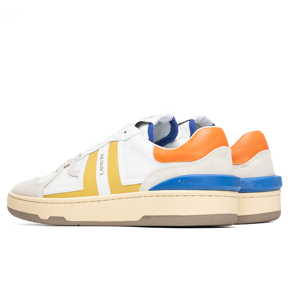 Clay Low Top Sneakers - White/Yellow